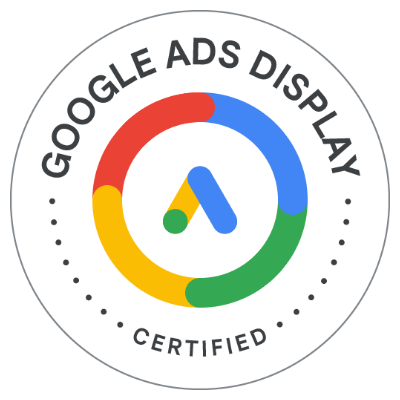 Google Ads Display Certification Badge from SkillShop