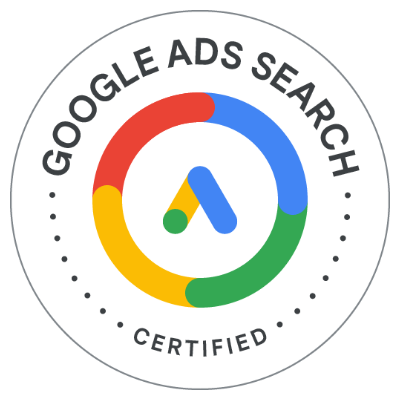 Google Ads Search Certification Badge from SkillShop